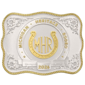 Michigan Heritage Rodeo 2026 Limited Edition Belt Buckle