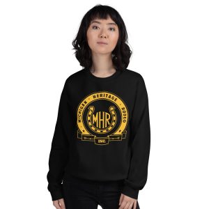Michigan Heritage Rodeo Women’s Black & Gold Crewneck Sweatshirt