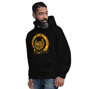 Michigan Heritage Rodeo Men’s Black & Gold Hoodie
