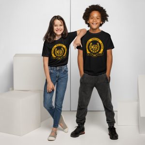 Michigan Heritage Rodeo Youth Black & Gold Logo Tee